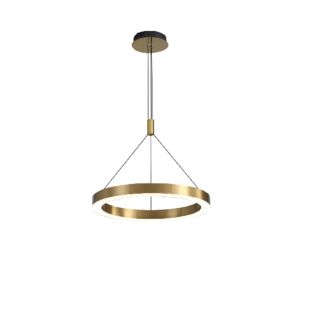 GOLD DECORATIVE ROUND STAINLESS STEEL 22W PENDANT